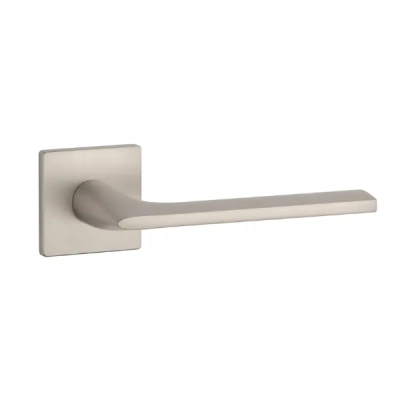 Klamki Aprile SALVIA na rozecie super slim 5mm, nikiel satynowy