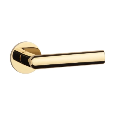 Klamki Aprile SILENA na rozecie slim 7mm, złoty