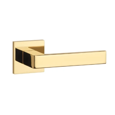Klamki Aprile SULLA na rozecie slim 7mm, złoty PVD