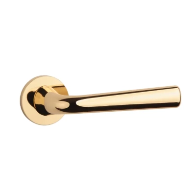 Klamki Aprile TULIPA na rozecie slim 7mm, złoty