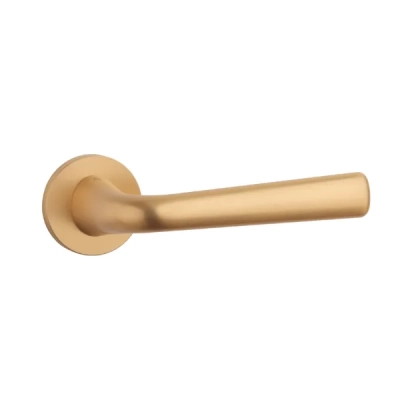 Klamki Aprile TULIPA na rozecie slim 7mm, złoty mat