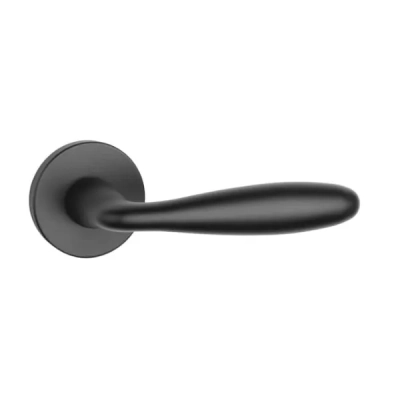 Klamki Aprile VERBENA na rozecie slim 7mm, czarny