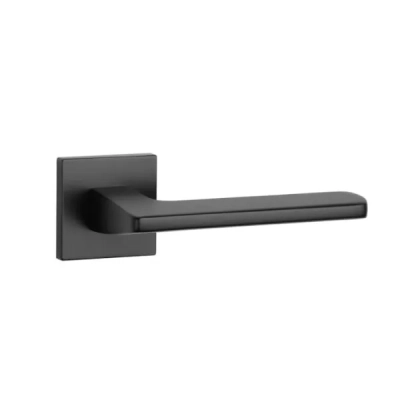 Klamki Aprile YUKA na rozecie slim 7mm, czarny