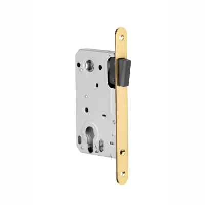 Zamek magnetyczny APRILE 2868 - złoty polerowany PVD 85x50 wkładka
