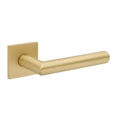 Klamka Tupai 4002 5SQ-158, mosiądz satyna mat