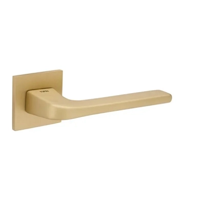 Klamka Tupai 4007 5SQ-158, mosiądz satyna mat