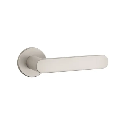 Klamki Aprile ALORA na rozecie slim 7mm, nikiel
