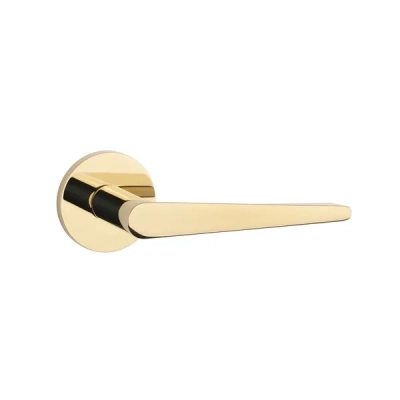 Klamki Aprile ARNICA na rozecie slim 7mm, złoty polerowany PVD