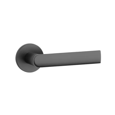 Klamki STILE REWA na rozecie slim 7mm, czarny matowy