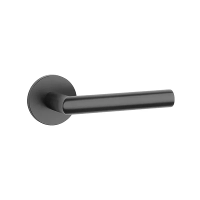Klamki STILE YUZA na rozecie slim 7mm, czarny matowy