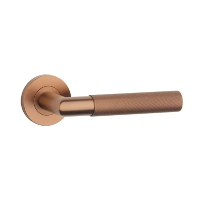 Klamki wewnętrzne STERK OVAL 1742  ROZETA PRO 8mm, miedziany PVD