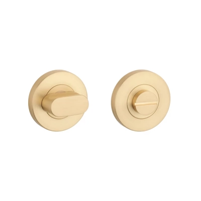 Rozeta WC STERK OVAL PRO 8MM, złoty matowy 