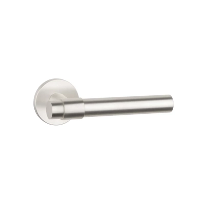 Klamki Aprile BELLISA na rozecie slim 7mm, srebrny perłowy