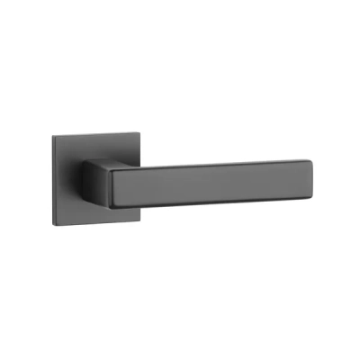 Klamki STILE MIIA na rozecie slim 7mm, czarny mat