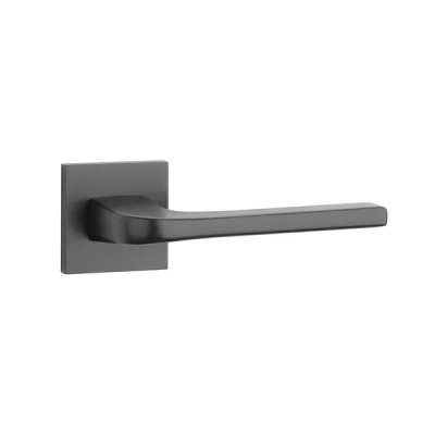 Klamki STILE NAKA na rozecie slim 7mm, czarny matowy