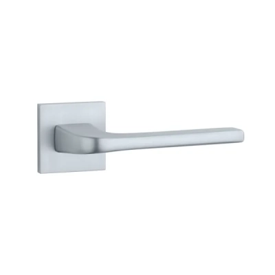 Klamki STILE NAKA na rozecie slim 7mm, chrom satynowy