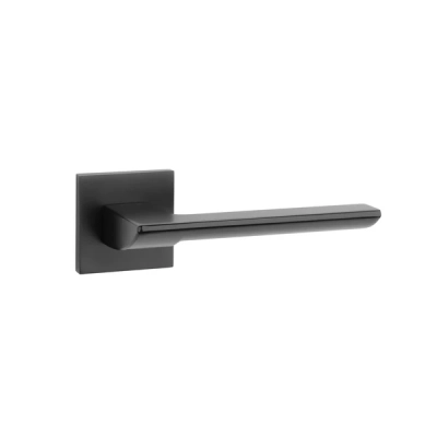 Klamki STILE BIRA na rozecie slim 7mm, czarny matowy