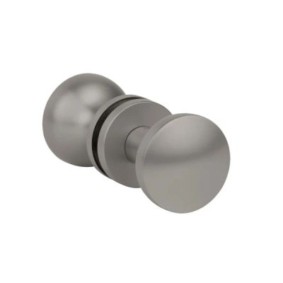 Gałka drzwiowa jednostronna/dwustronna APRILE ORTICA na rozecie R SLIM 7mm - grafit