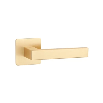 Klamki wewnętrzne STERK KVADRAT 1760 ULTRA SLIM, złoty matowy