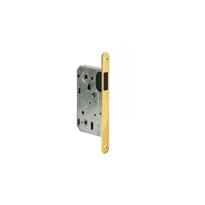 Zamek magnetyczny Tupai 3599x50-01, WC 90mm, złoty