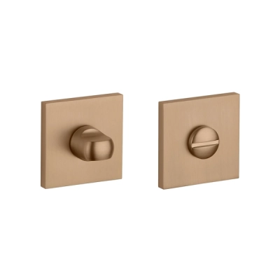 Rozeta WC Stile kwadratowa slim 7mm ST Q 7S jasny brązowy