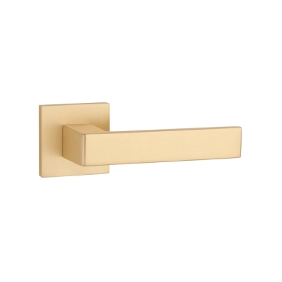 Klamki STILE HIRA  na rozecie slim 7mm, złoty matowy
