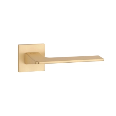 Klamki STILE OMA na rozecie slim 7mm, złoty matowy