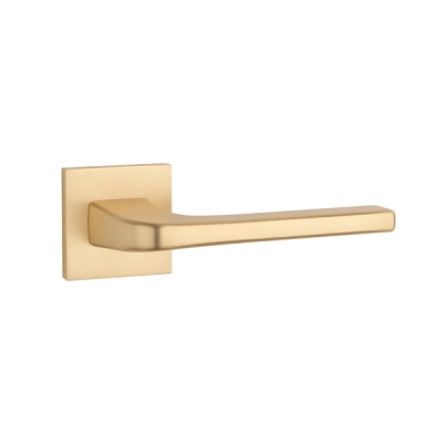 Klamki STILE NAKA na rozecie slim 7mm, złoty matowy