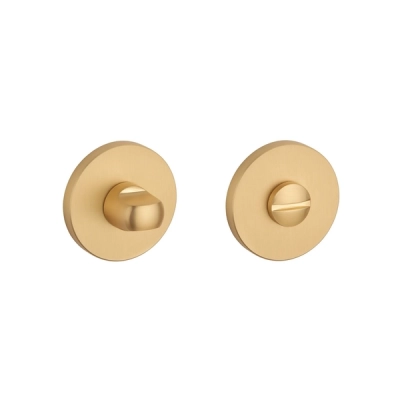 Rozeta WC Stile okrągła slim 7mm ST R 7S złoty matowy