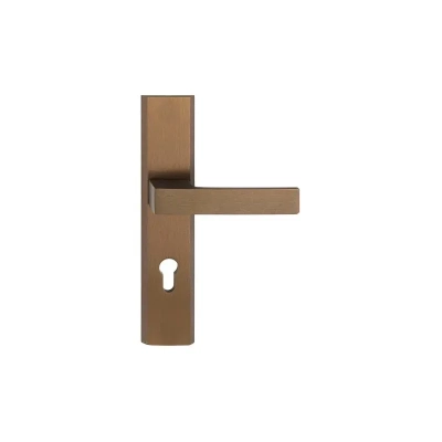 LOGO - klamki do drzwi zewnętrznych, F4 patyna, 72mm