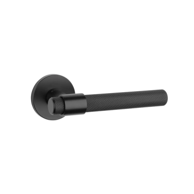 Klamki STILE GOYA  na rozecie slim 7mm, czarny matowy