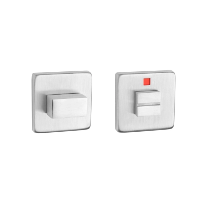 Rozeta WC wolne/zajęte Sterk kwadratowa SM KVADRAT stal nierdzewna INOX
